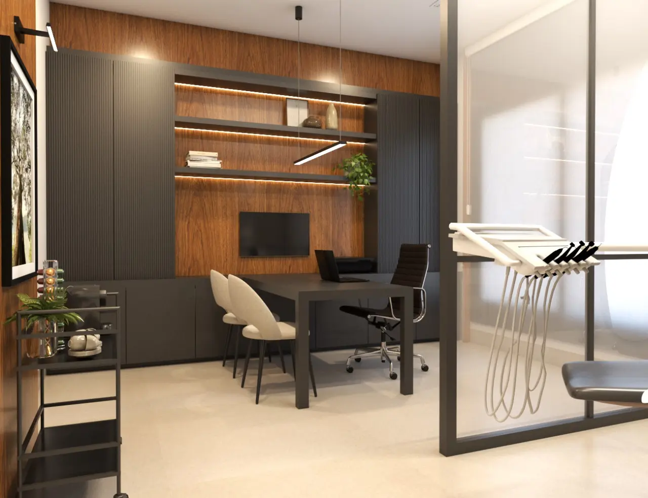 Projeto comercial completo – arquitetura e interiores integrados
